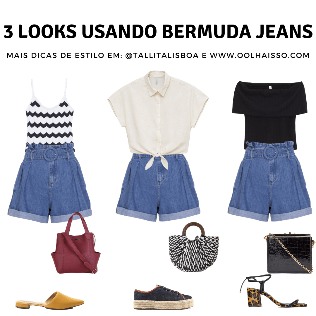 3-looks-usando-bermuda-jeans