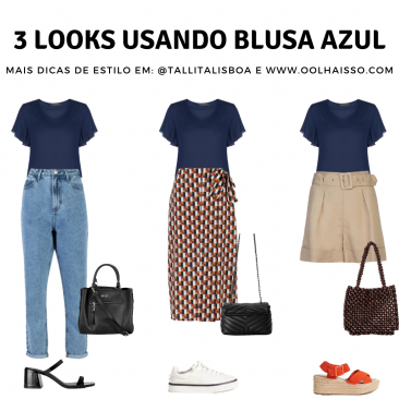 3-looks-usando-blusa-azul